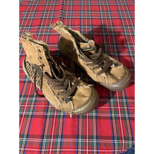 Men's Newwalk Brown High-Top Sneakers Size 9